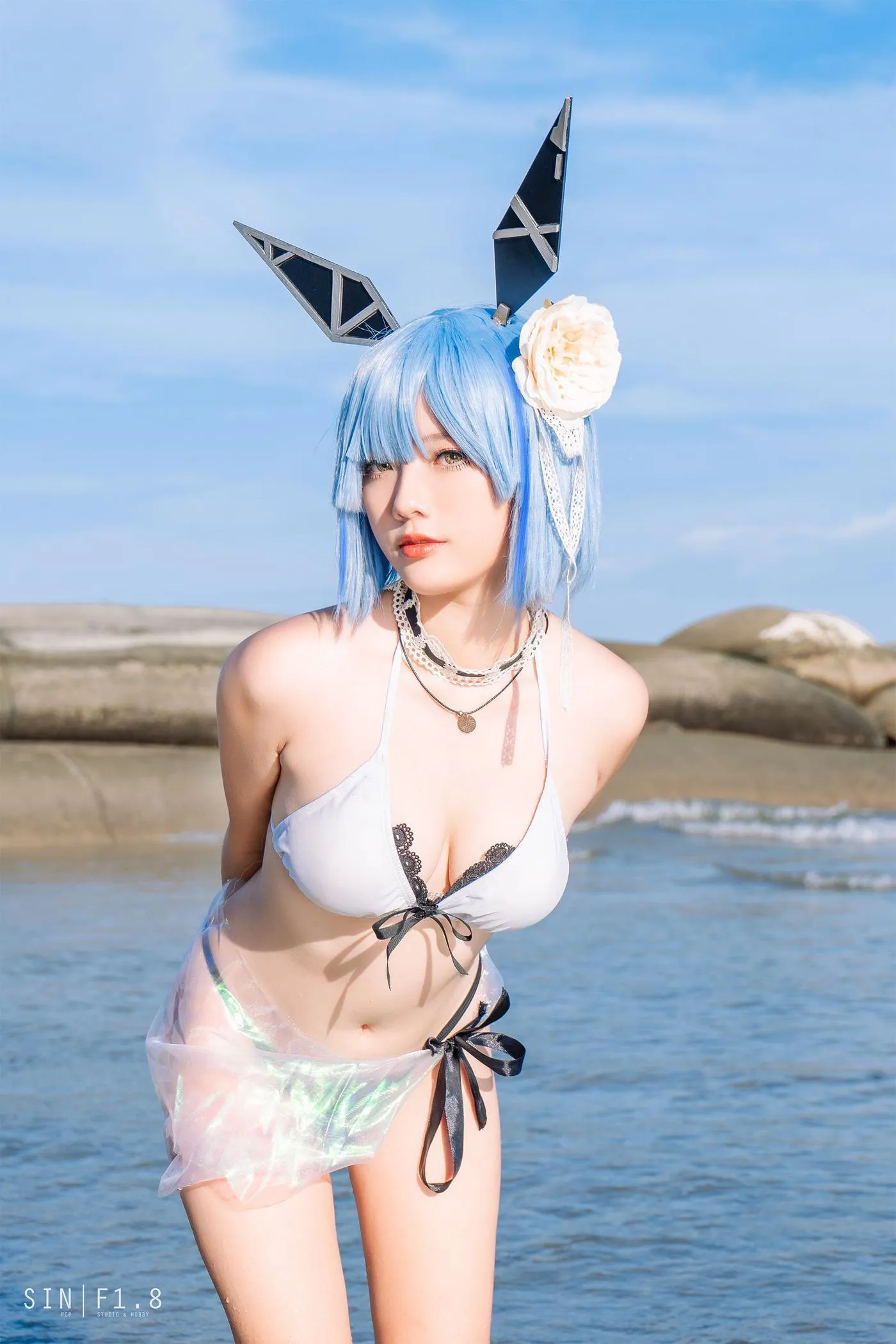 Messie Huang – NO.11 Gascogne swimsuit [20P]插图3